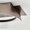Jelok Deckenleuchte LED Braun, 1-flammig