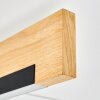 Inzino Deckenleuchte LED Naturfarben, Schwarz, 1-flammig