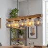 Ripoll Hängeleuchte Glas 15 cm Naturfarben, Schwarz, 5-flammig
