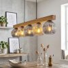 Ripoll Hängeleuchte Glas 15 cm Naturfarben, Schwarz, 5-flammig