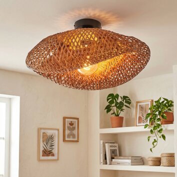 Bauro Deckenleuchte Schwarz, 1-flammig