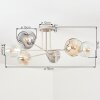 Ripoll Deckenleuchte Glas 15 cm Sandfarben, 6-flammig