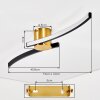 Kirel Deckenleuchte LED Messing, 1-flammig