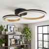Tulor Deckenleuchte LED Schwarz, 1-flammig