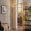 Melak Stehleuchte LED Nickel-Matt, 2-flammig
