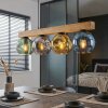 Ripoll Hängeleuchte Glas 15 cm Naturfarben, Schwarz, 4-flammig