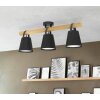 Eglo Leuchten BOYLE Deckenleuchte Braun, Schwarz, 3-flammig