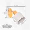 Wandspot Olaris im 2er-Set mit dreh- und schwenkbarem Spotkopf und sichtbarer E14-Fassung