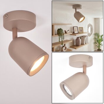 LED Deckenspot Lemak mit dreh- und schwenkbarem Spotkopf für Flur und Eingangsbereich