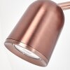 Lemak LED Wandleuchte Bronze 2er Set, GU10 Wandspot dreh- und schwenkbar