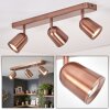 Lemak LED GU10 Deckenspot 3-flammig Bronze mit dreh- und schwenkbaren Spots