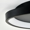 Rimon flache LED Deckenlampe rund Ø 36 cm, dimmbar mit Fernbedienung, modern