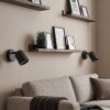 Lemak LED Wandspot innen 2er-Set, schwenkbare Wandleuchte aus Metall