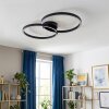 Narok LED Deckenleuchte im Ringdesign dimmbar mit Fernbedienung, Metall, 2400 Lumen
