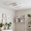 Runde LED-Deckenleuchte Narok mit Fernbedienung, Lichtfarbe einstellbar 2700-6500 Kelvin