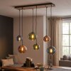 Koyoto Pendelleuchte mit bunten Glasschirmen Ø 15/20 cm, 6-flammig, E27