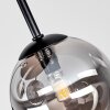 Chehalis Deckenleuchte Rauchglas Kugel Ø 12 cm, 4-flammig mit G9-Fassung aus Metall