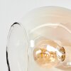Koyoto 4-flammige Deckenleuchte mit bernstein-klaren Glaskugeln ø 15 cm