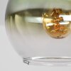 Koyoto Deckenleuchte mit bunten Kugel-Glasschirmen, 4-flammig, E14, ø 15 cm