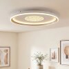 Orvix flache LED Deckenleuchte rund dimmbar mit Fernbedienung, Ø 59 cm