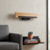 Inzino Holzleiste LED Wandleuchte naturfarben, modern für Wohnzimmer und Flur