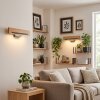 Inzino LED Wandleuchte Holz LED-Leiste in Naturfarben, rechteckig für innen