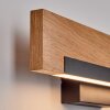 Inzino LED Wandleuchte Holz LED-Leiste in Naturfarben, rechteckig für innen