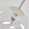 Chehalis Deckenleuchte mit Glaskugeln, 6-flammig, klare Glasschirme ø 12/15 cm