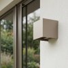 Tamarin LED Außenwandleuchte Up & Down sandfarben IP54 verstellbarer Lichtkegel