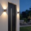 LED Up & Down Leuchte Tamarin, 2er-Set, eckiger Metallkörper, 3000 Kelvin warmweiß