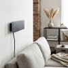 Axion LED Wandleuchte mit Fernbedienung, flache Rechteck-Wandlampe innen