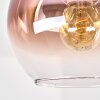 Moderne Kugel-Deckenleuchte Koyoto mit 4 bunten Glasschirmen, ø 15 cm, E14