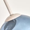 Moderne Kugel-Deckenleuchte Koyoto mit 4 bunten Glasschirmen, ø 15 cm, E14