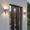 Tamarin LED Außenwandleuchte mit Bewegungsmelder, IP54, sandfarben, 2er-Set
