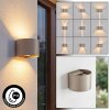 Tamarin LED Außenwandleuchte Up Down sandfarben IP54 mit verstellbarem Lichtkegel