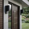 Kingstown Außenwandleuchte mit Bewegungsmelder IP44, GU10, 2er Set, Up-Down-Licht