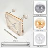 Boho Kugelleuchte Gastor mit 5 Glasschirmen in Klar, Bernstein und Rauch, ø 15 cm, E14