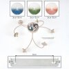 Chehalis Kugel-Deckenleuchte mit mehrfarbigen Glaskugeln, 6-flammig G9