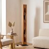 Holz-Stehleuchte Sernadelo mit geschwungenen Holzdetails, 4 E27-Fassungen