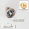 Moderne Kugel-Wandleuchte Gastor im 2er-Set mit E14-Fassung für die Couch