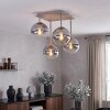 Moderne Cluster-Deckenleuchte Gastor mit 4 Glasschirmen für den Esstisch