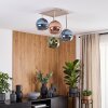 Moderne Kugel-Deckenleuchte Koyoto mit 4 Glasschirmen für den Esstisch
