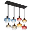 NOWA Toy Hängeleuchte mit mehrfarbigen Glaskugeln, Länge 110 cm, 8-flammig, E27