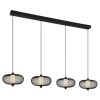 NOWA Astari LED Hängeleuchte für Esstisch modern 116,5 cm 2700K 2400lm 20W IP20