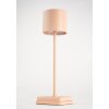 NOWA Lennart LED-Tischleuchte IP54 Champagner, moderne Tischlampe für Esszimmer