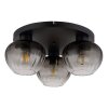 NOWA Toy 3-flammige Deckenleuchte E27 rauchfarbener Glasschirm Ø 45 cm IP20