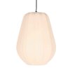 Steinhauer Sable Pendelleuchte Hängelampe mit cremefarbenem Stoffschirm 30 cm