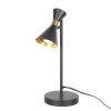 Steinhauer Preto Tischlampe GU10 mit drehbarem Leuchtenkopf, modern