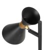 Steinhauer Preto Tischlampe GU10 mit drehbarem Leuchtenkopf, modern