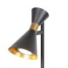 Steinhauer Preto Tischlampe GU10 mit drehbarem Leuchtenkopf, modern